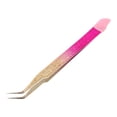 thumbnail image 1 of Dual-Ended Nail Tweezer 1Pcs Pink Durable For Travel Professionals, 1 of 9