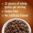 thumbnail image 3 of Chocolate Cheerios, Heart Healthy Gluten Free Breakfast Cereal, Made with Whole Grain Oats, Family Size, 19.2 oz, 3 of 3