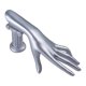 thumbnail image 1 of Expositor de joyas con forma de mano de maniquí femenino, romántico, para pulseras, brazaletes y collares. Plata, 1 of 9