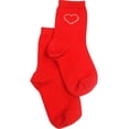 thumbnail image 2 of Tic Tac Toe - Little Girls' Anklet Sock 31815-Small (red heart), 2 of 3
