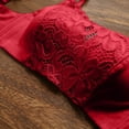 thumbnail image 4 of Bixock Plus Size Bra for Women Push Up Bra Wireless Seamless Bra Lace Lift Support Wide Straps Soft Breathable Everyday Wear Women Under Wear, 4 of 7