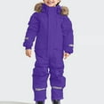 thumbnail image 2 of Meichang Kids Snow Suit Boys Girls Waterproof One Piece Snowsuits Outdoor Warm Thicken Ski Suits Windroof Jackets Winter Jumpsuits for 1-15 Years, 2 of 6