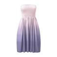 thumbnail image 4 of B91xZ Robes Décontractées pour Femmes 2024 Robe Chandail Sans Manches Col en V Robe Moulante Midi, Rose m, 4 of 5