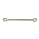 thumbnail image 4 of 100 piezas de cadenas de decoración de bolsas, barras de enlace, conector de enlace de barra chapado en plata Macarena Bar Connector, 4 of 4
