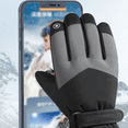 thumbnail image 3 of Guantes de esquí para nieve invierno clima frío esquís cálidos a prueba de viento, 3 of 5