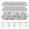 thumbnail image 2 of HAHDAXIA Cat Repeat Bedding Solid Comforter Set for All Seasons,3 Pieces(1 Comforter+2 Pillowcases),Soft Microfiber Bedding Set King(90"x90"), 2 of 7