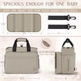 thumbnail image 4 of Diaper Bag Mellories 4-in-1 Convertible Tote/Backpack Beige, 4 of 9
