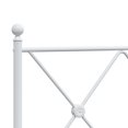 thumbnail image 3 of vidaXL Metal Headboard White 100cm, 3 of 4