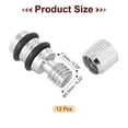 thumbnail image 2 of Uxcell 12 Pack Shelf Bracket Peg B Nickel Plated 8mm Dia 7.3mm Depth Holder, 2 of 6