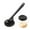 Black, variant on JeashCHAT Kitchen Cleaning Brush with 2 Replacement Dish Scouring Pads, Long Handle Dish Brush Pot Brush, Scrub Brush for Sink, Dishes, Pots, Pans, Cutting Board, Stove (White)