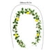thumbnail image 3 of Enredaderas Artificiales con Hojas de Margaritas de Limón, Plantas Colgantes de Imitación para Decoración de Paredes, Ambientación, Estanterías, Tallos de Follaje Decorativos., 3 of 7