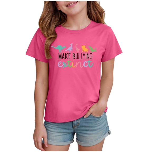 UAYOTSE Girls Short Sleeve T-Shirts Cute Graphic Tee Tops for Tween Girls Trendy Clothes,Sizes 9-10 Years