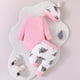 thumbnail image 2 of Gibobby Conjunto de Bebé A Niño Tops y pantalones estampados para bebés recién nacidos, niños y niñas, conjuntos de 2 uds, conjunto de ropa infantil para niños(Rosa, 12-18 Meses), 2 of 5