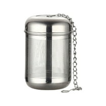 NSESSHome Large Tea Infuser with Chain for Loose Tea and Spice Infuser for Cooking, Extra Fine Mesh Tea Strainers, Stainless Steel Steeper for Tea