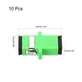 thumbnail image 2 of Uxcell Fiber Optic Coupler SC/APC Single Mode Simplex for Network Internet, 10 Pack, 2 of 6