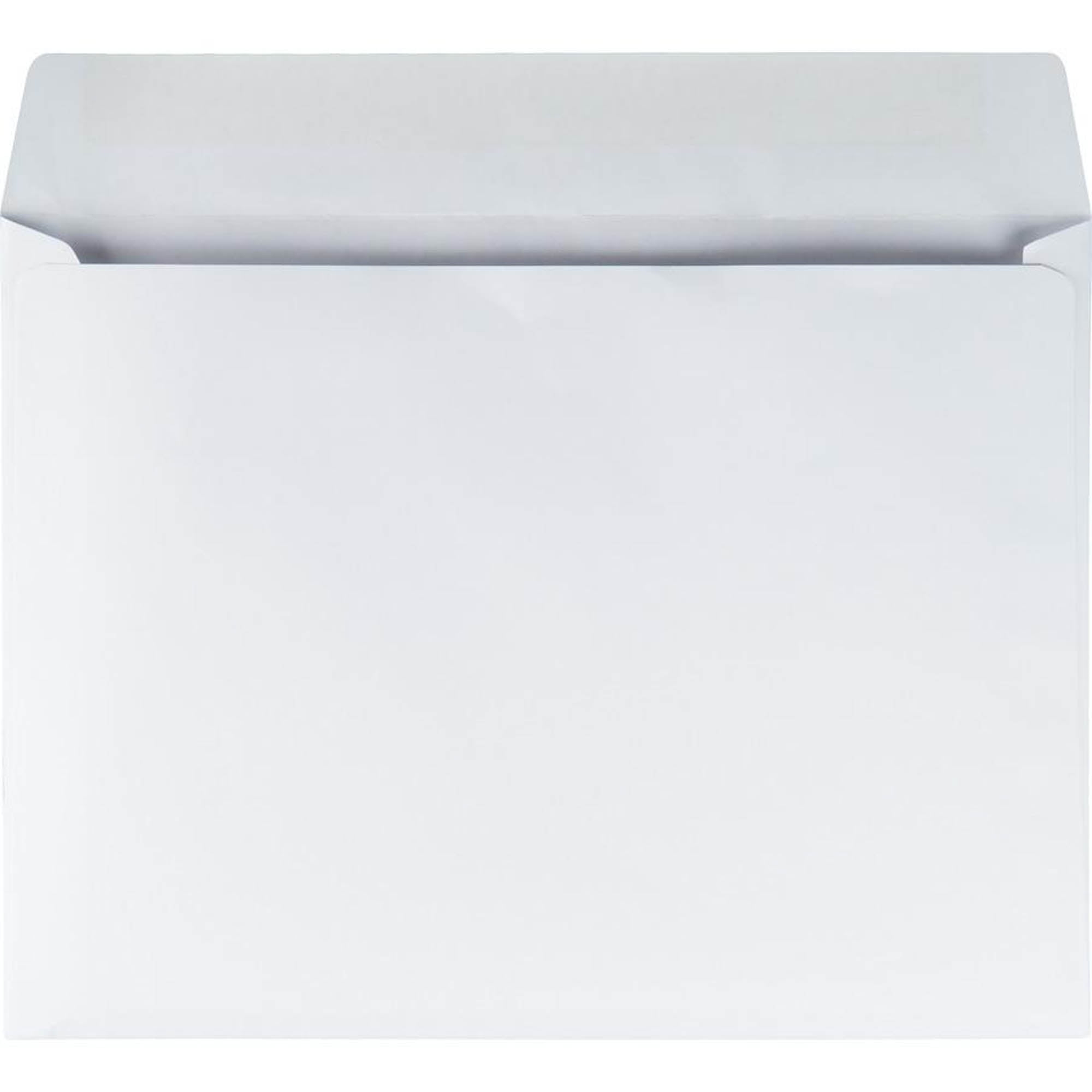 Quality Park Open Side Booklet Envelopes - Catalog - 1by2 - 9"W x 12" L- 28 lb - Gummed - White