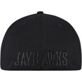 thumbnail image 4 of Men's-Top of the World  Black Kansas Jayhawks Reflex Performance Flex Hat, 4 of 4