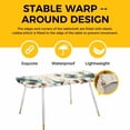 thumbnail image 4 of Teal Tulip Butterfly Table Cloths for 8 Foot Rectangle Tables, Turquoise Floral Farmhouse Beige Patio Waterproof Elastic Fitted Tablecloths, Washable Rectangular Table Cover for Camping, 4 of 8