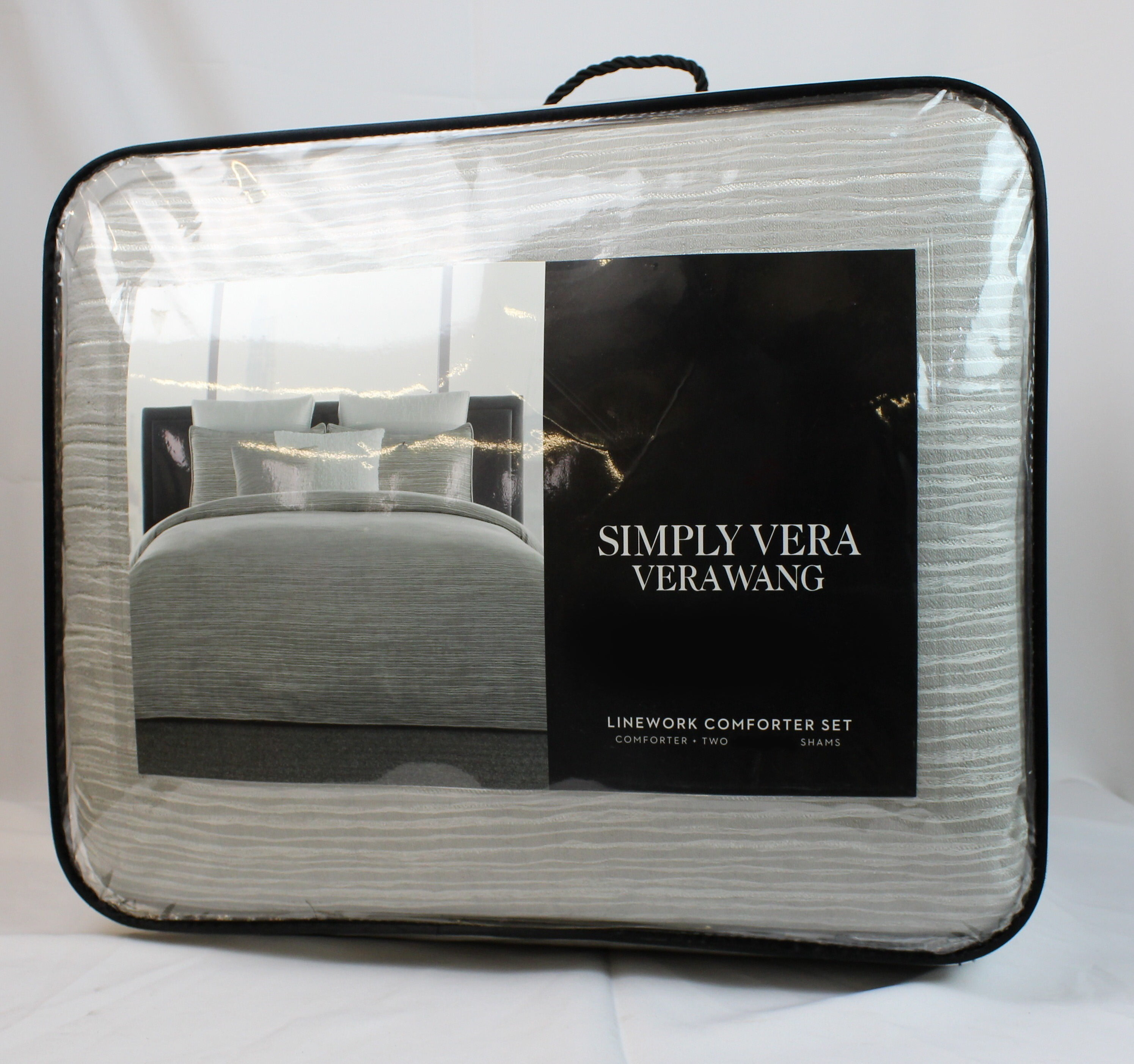 Simply Vera Vera Wang King Linework Comforter Set Walmart Com