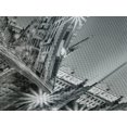 thumbnail image 4 of Ambesonne Black and White Quilted Bedspread Set 3 Pcs, Madrid at Night, King Size, Black White Grey, 4 of 5