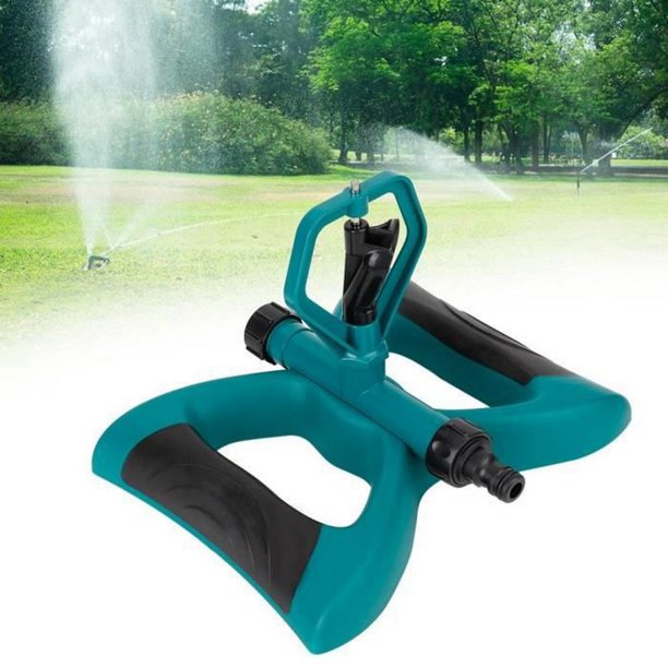Lawn Sprinkler Simple Operation 360° Rotating Water Sprinkler Abs