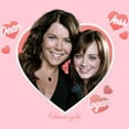 thumbnail image 2 of Girl's Gilmore Girls Rory and Lorelai Photo Heart  Graphic Tee Light Pink X Small, 2 of 4