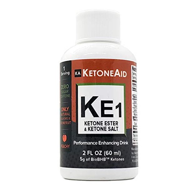 KetoneAid KE1. 1/2 Ketone Ester, 1/2 Ketone (Reduced) Salt. 5g of All Natural DBHB Exogenous