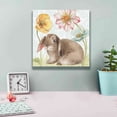 thumbnail image 4 of Epic Graffiti 'Spring Softies Bunnies III' by Lisa Audit, Canvas Wall Art, 12"x12", 4 of 8