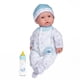 thumbnail image 1 of JC Toys, La Baby 16-inch Blue Washable Soft Body Boy Baby Doll with Accessories - For Children 12 Months and older, Designed by Berenguer, 1 of 5