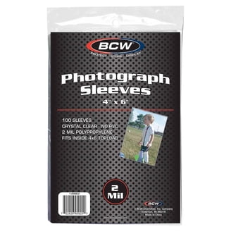 BCW 5 X 7 Photo Sleeves 100 Pack - Walmart.com