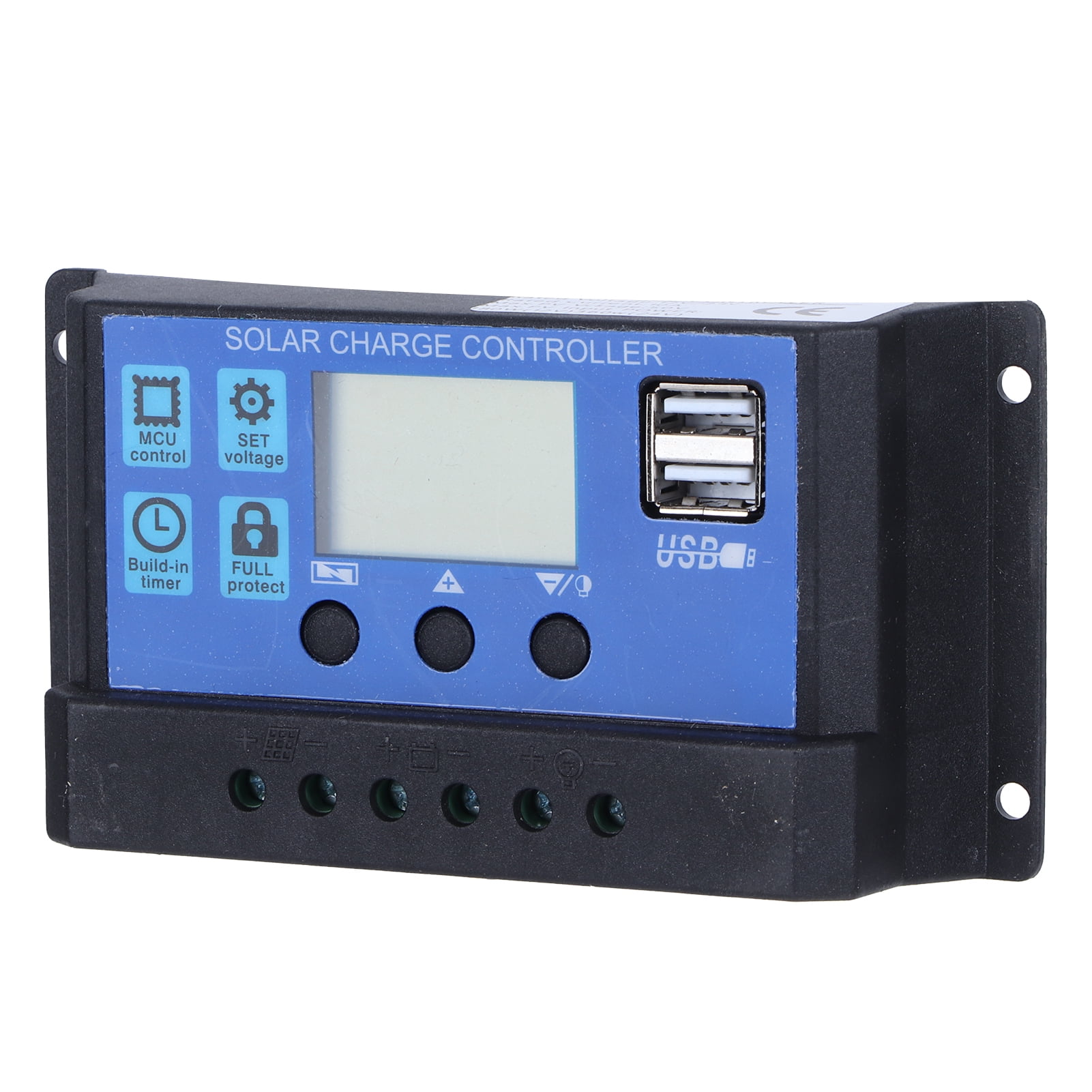 10W Solar Panel Kit With Charge Controller, 18V Polysilicon Module For RV, Boat  Home Use