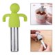 thumbnail image 1 of Filtro Infr de Té Cilindro de Té de Acero Inoxidable - Té Suelto Filtro de Taza de Té de Malla Más Pronunciada con Mango de Silicona en Forma de Pe Verde Soledad colador de malla fina, 1 of 8