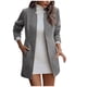 thumbnail image 1 of Abrigos de Invierno Para Mujer Trajes de Moda Chaquetas de Abrigo de Manga Larga Con Solapa Superior Odeerbi ODB171876, 1 of 7