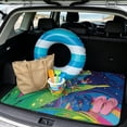 thumbnail image 2 of HUISEFOR Cute Frog Car Trunk Mat 29" x 39" Scratchproof Non-Slip All Weather Trunk Protection Cargo Liner Easy Installation for Car SUV Sedan Auto, 2 of 7