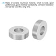 thumbnail image 4 of M12 Aluminum Spacer,10 Pcs Metal Spacer Aluminum 1/2"ID X1"OD X1/4"L Screw Standoff Round for 1/2" or M12, Silvery, 4 of 5