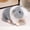 grey white, variant on Cute Brown & White Guinea Pig Plush Toy, Soft Stuffed Hamster Animal, Adorable Pet Gift for Kids/Adults, 8 Inch
