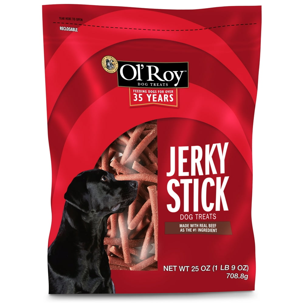 Ol' Roy Jerky Stick Dog Treats with Real Beef, 25 oz