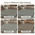 thumbnail image 7 of ODIKA Layering Vertical Band Slim Frame Crisp Geometric Striped Stripe Stain Resistant Low Profile for Dorm Room, Small Living Apartment, 7 of 7