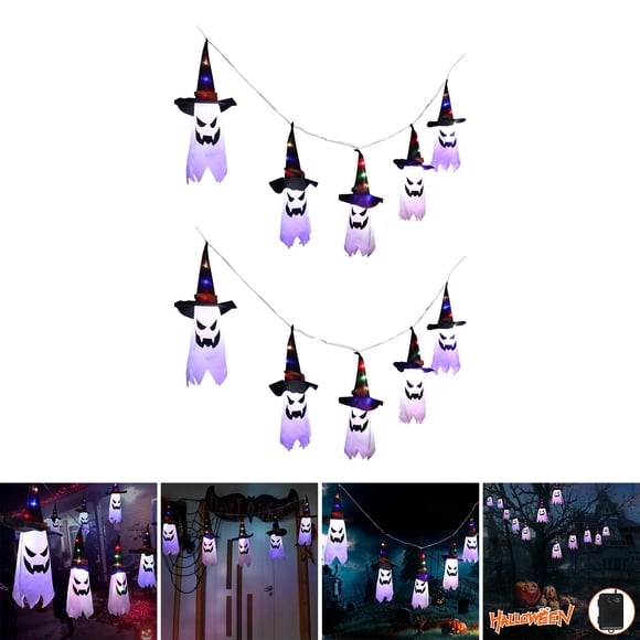 Sombrero Pies CUTICAT Luces de Cadena Fantasma Libre Halloween Decoración de Patio