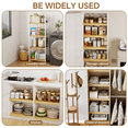thumbnail image 2 of 6-Pack 24x16" Wire Rack Covers – Imitation Wood, Easy Install for Pantry, Kitchen & Closet(Natural Wood), 2 of 7