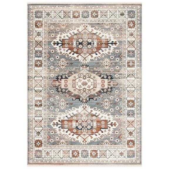 SAFAVIEH Herat Flint Oriental Area Rug, Grey/Cream, 4' x 6'