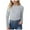 Grey, variant on idosla Girls Long Sleeve Shirts Crewneck Ruched Side Slim Fit Tops Ribbed Knit Casual Tee Shirt 4-15 Years (Light Blue, 2-3 Years)