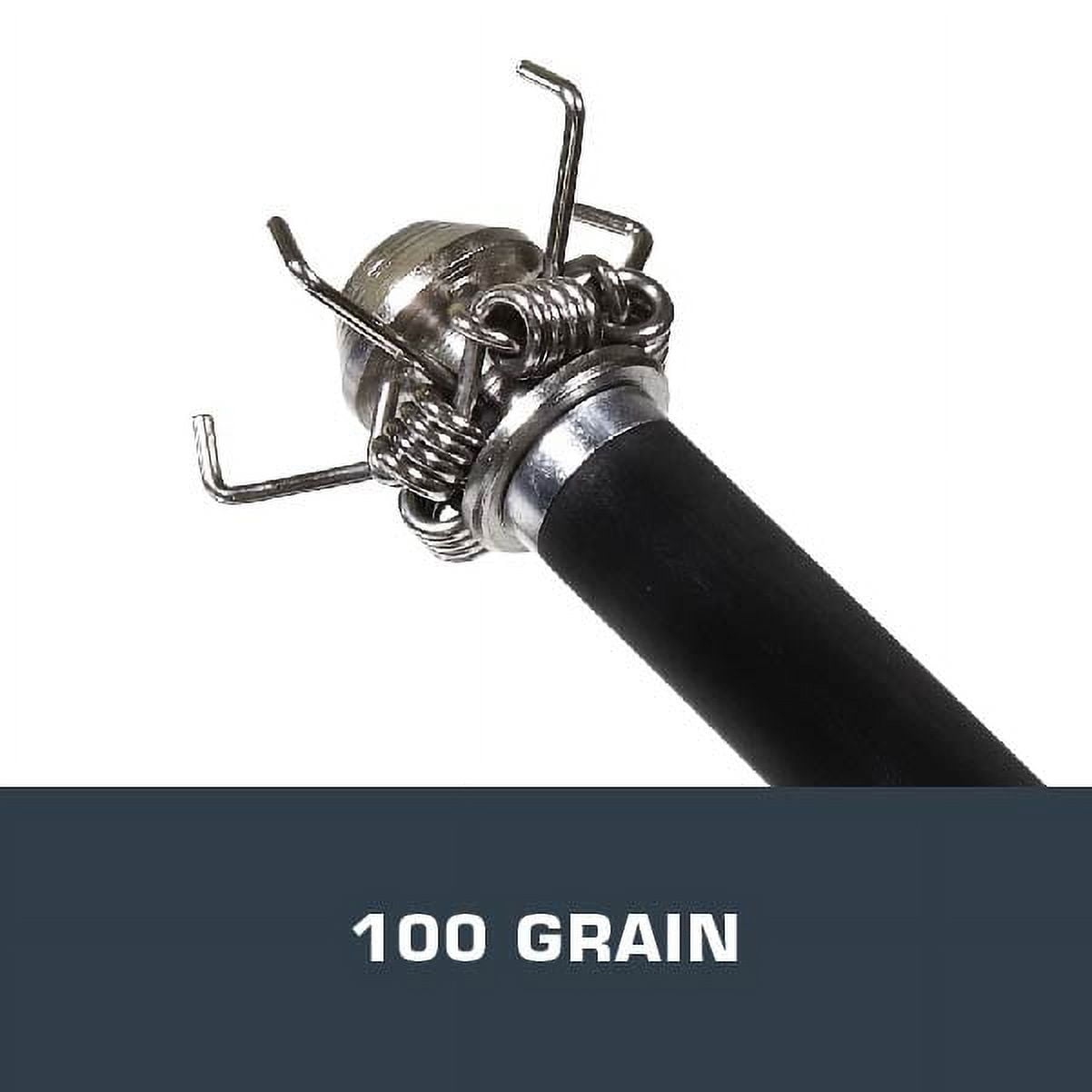 Titan Ninja Archery Points, 100-Grains, 3-Pack, Silver, Steel, 1 in, Archery Broadhead, 5 Points