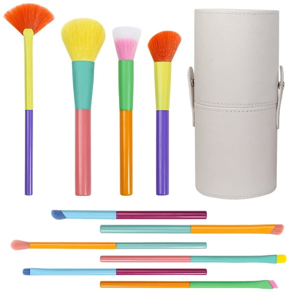 Xueyu Makeup Brush Set 10 Pcs Premium Synthetic Foundation Powder Concealers Eye shadows Blush Makeup Brushes with White Case