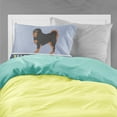 thumbnail image 2 of Tibetan Mastiff Welcome Fabric Standard Pillowcase Blue, 2 of 2