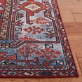 thumbnail image 4 of SAFAVIEH Tucson Hartley Traditional Machine Washable Area Rug, 4' x 6', Rust/Blue, 4 of 9