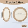 thumbnail image 2 of DIY Children Wood Decoration Clay Picture Frame PapayaWhip Flat Round 200x10mm Inner Diameter: 160mm, 2 of 5