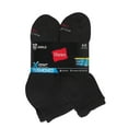 Hanes 12Pack Men’s XTemp Ankle Socks, Cushioned, Odor Protection