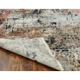 thumbnail image 4 of Cool Grey/Spice Abstract Area Rug 5'2" x 7'8" 5' x 8', 4 of 4