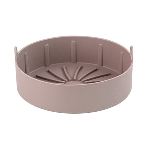 Olla de silicona Airfryer, cesta resistente al calor reutilizable, revestimiento para platos de barbacoa y Pizza, accesorios para hornear en la Herramientas y accesorios para hornear Café 22cm sweethay HA059262-03